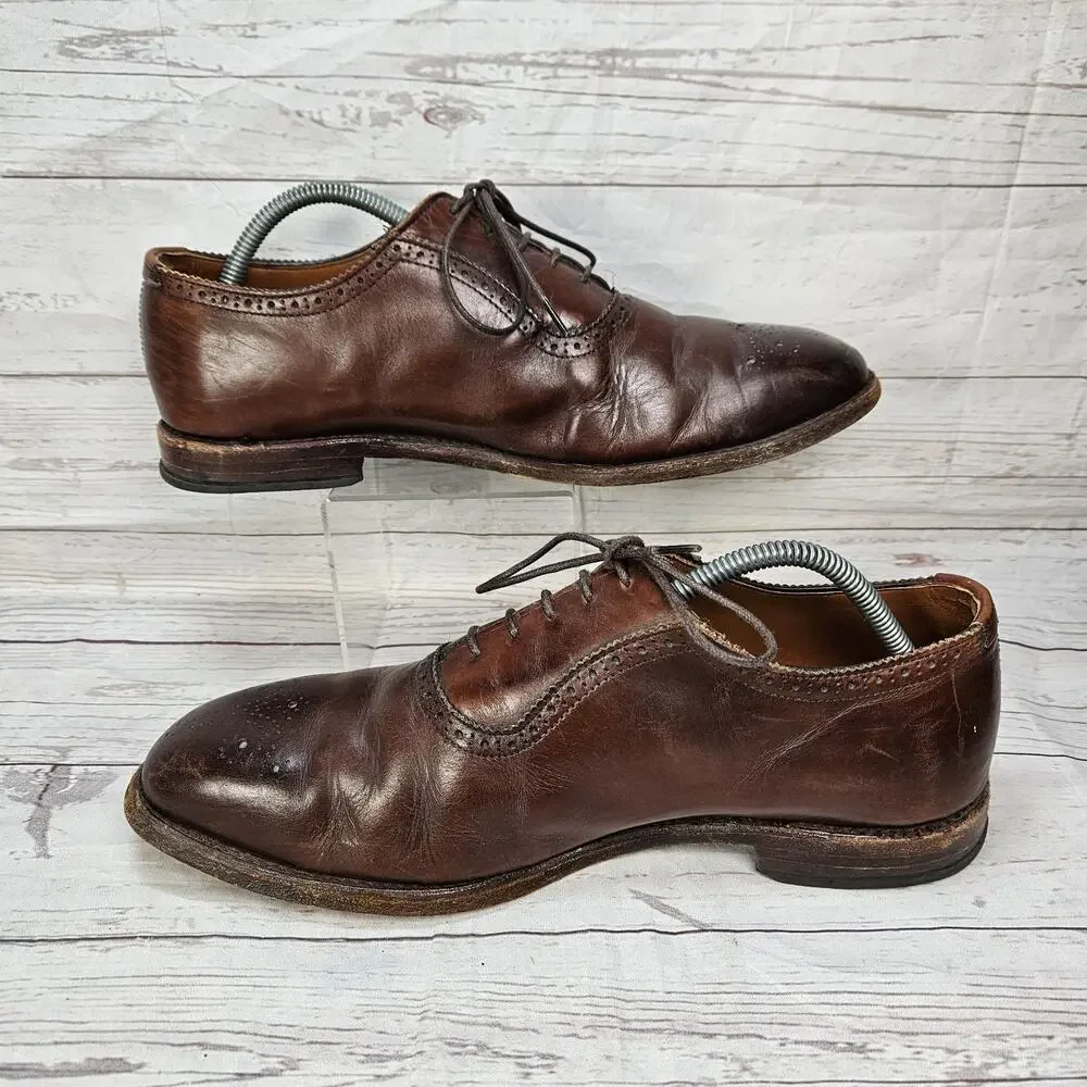 Allen Edmonds Cornwallis Brown Oxford Shoes Size 10.5 Dress Shoes